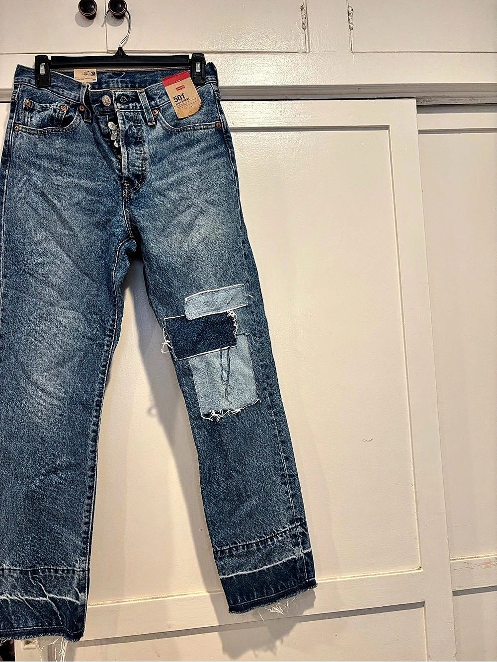Levi's 501 Straight Leg Jeans Blue Waist 26
